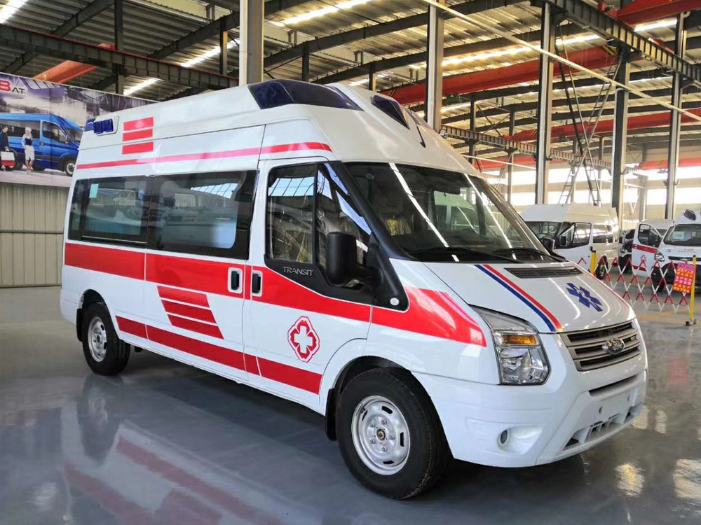 國六福特V348長(cháng)軸高(福星頂)救護車(chē)