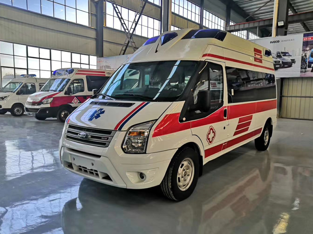 國六福特V348長(cháng)軸高(福星頂)救護車(chē)